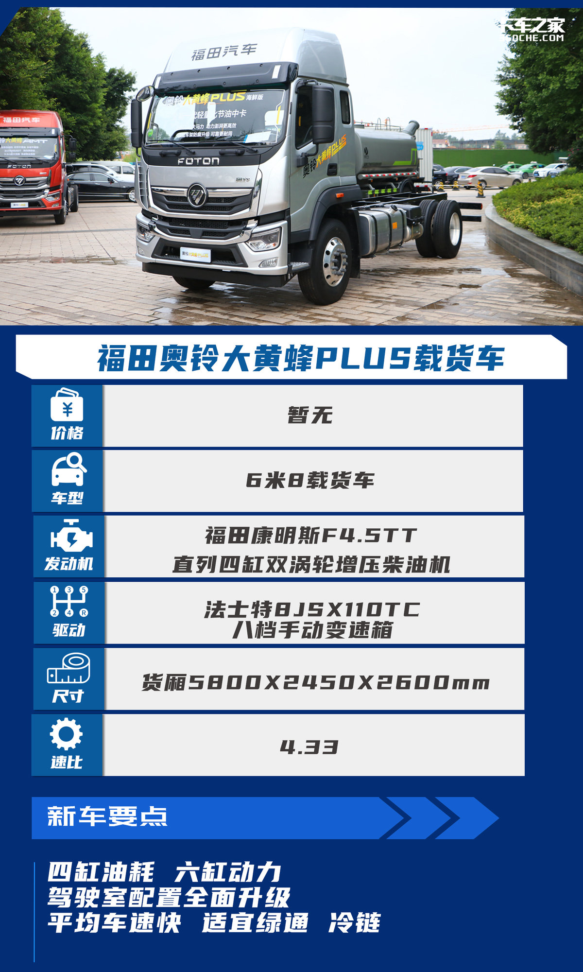 福田最新貨車(chē)，路上的友情與家的溫馨之旅